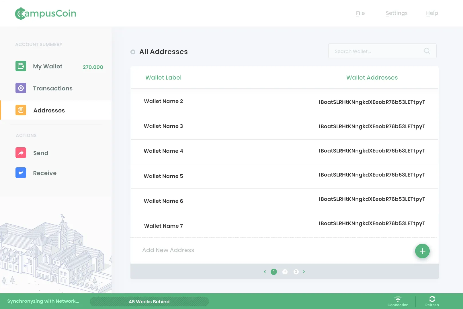 Campus Coin merchant portal